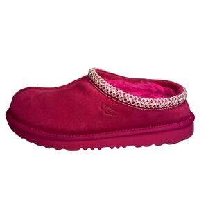 UGG Tasman Slip On Slipper Shoes Girls Kids EUC Size 4 Pink Suede